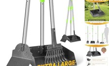 Larger Pooper Scooper, Dog Pooper Scooper for 1. Rake  Shovel  Large Tray
