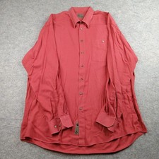 Scott Barber Shirt Mens XL Tall Microcheck Button Front Long Sleeve Cotton XLT