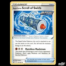 Rapid Strike Scroll of Swirls 131/163 Uncommon Battle Styles Pokemon NM