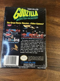 Godzilla: Monster of Monsters Nintendo NES Authentic Complete CIB
