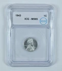 1943 Lincoln Wheat Cent MS65 ICG