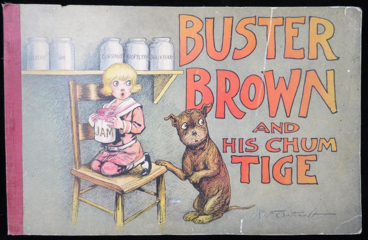 1915 Buster Brown and his Chum Tige Platinum Age Comic Book