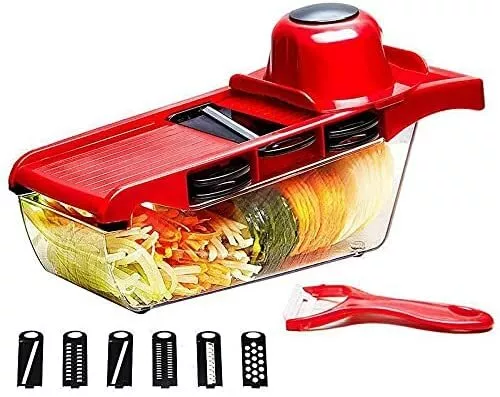Multi Function Vegetable Slicer Grater Peeler Carrot Potato Cutter Kitchen Tool