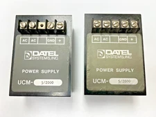 DATEL UCM-5/2000 (2) Used Single Output Power Supplies *tested