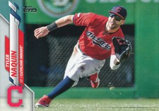 Tyler Naquin 2020 Topps Series 1 #291 Cleveland Indians Baseball Card