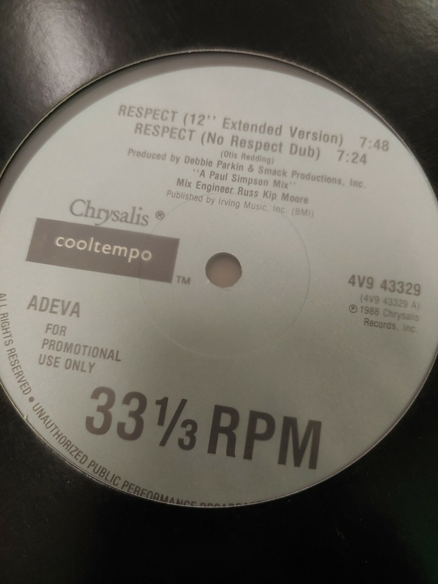 Adeva / Respect US盤　12インチレコード ADEVA RESPECT 12