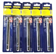 5 IRWIN 6" IMPACT #2 PHILLIPS PH2 DOUBLE ENDED SCREW DRIVER BITS 1871082