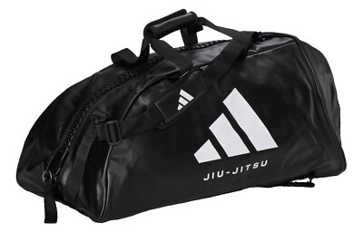 adidas 2in1 Bag ''Jiu-Jitsu'' black/white PU, adiACC051BJJ