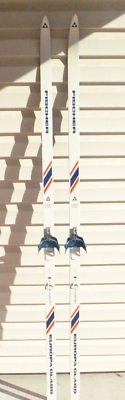 【美品】FISCHER クラシックスキー Ski London Vintage Fischer Europa Glass Cross Country Snow Skis 190cm