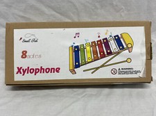 XYLOPHONE FOR KIDS BY SMALL FISH TOYS NEW IN BOX W/ 2 SONG CARDS