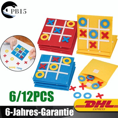 Tic Tac Toe Spiele Brettspiel Lernspielzeug für Kindergeburtstag Party Geschenk