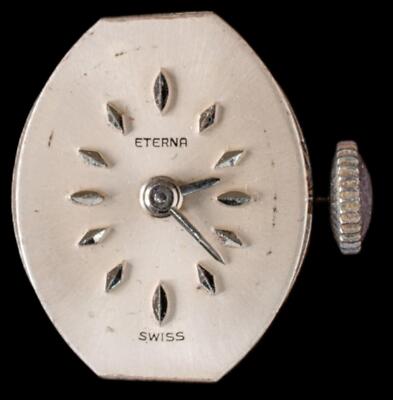 ETERNA 17 Jewel Movement Silver with Silver Markers