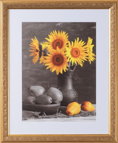 1-1/2" Gold Picture Frame 11x14 12x18 16x20 24x36 30x40 36x36+ 3232-A-1082 - Picture 3 of 9