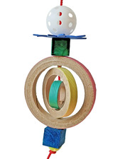 Buy One, Get One Free Birdie Bagels Chewable Toy for Parrots, Birds Love This 