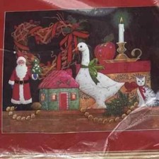 Keepsakes Of Christmas Cross Stitch Kit 2287 Creative Circle Vintage 1980's New