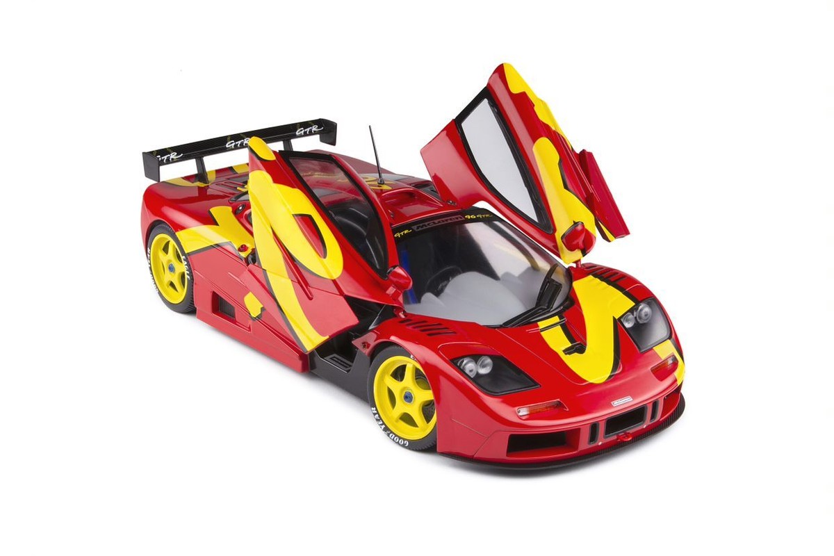 McLaren F1 GTR Short Tail Red Multicolor Solido S1804102 1:18 1996