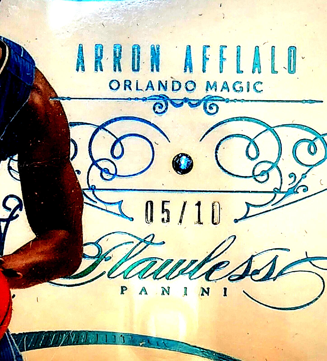 2013 Panini Flawless #33 Arron Afflalo /10 Uncirculated *Real Sapphire in Card*