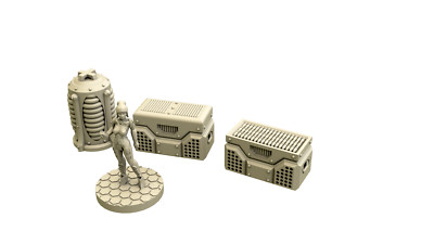 Sci Fi Munitionskisten 28mm