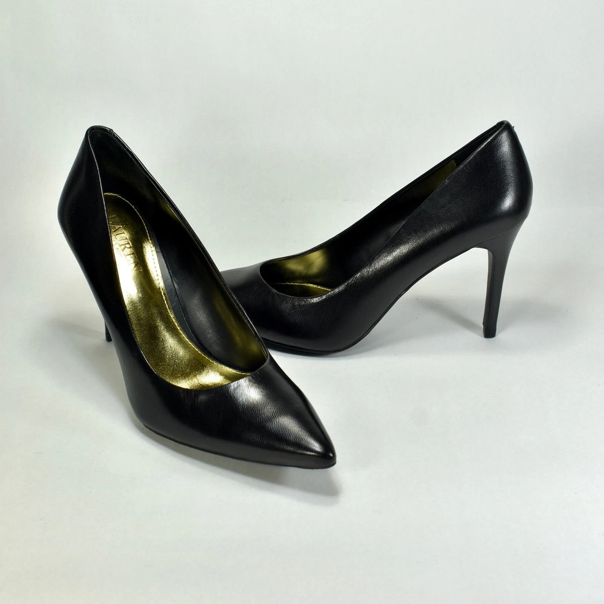 Ralph lauren black pumps sale