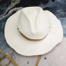 NEW Rag & Bone Natural O'Hara Straw Cowboy Hat Size Medium $250 NWT