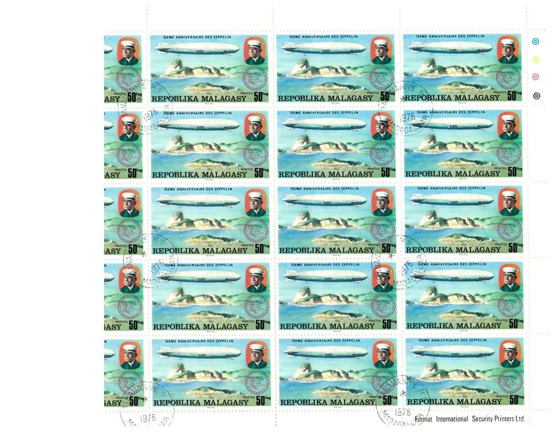 Madagascar (Malagassy) STAMP Sheet Scott # 546 CTO, VF NH