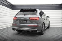 Mittlerer Diffusor Heck Ansatz DTM Look FüR Audi Q7 Mk2 Schwarz HeckschüRze