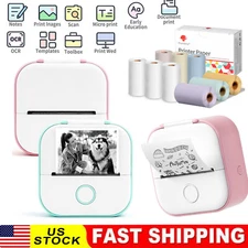 Phomemo T02 Portable Pocket Mini Thermal Printer Photo Label Sticker Bluetooth