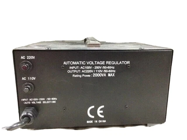 LiteFuze LT-2000 2000 Watt Voltage Converter Transformer - Step Up/Down 110V/220 - Image 2 of 2