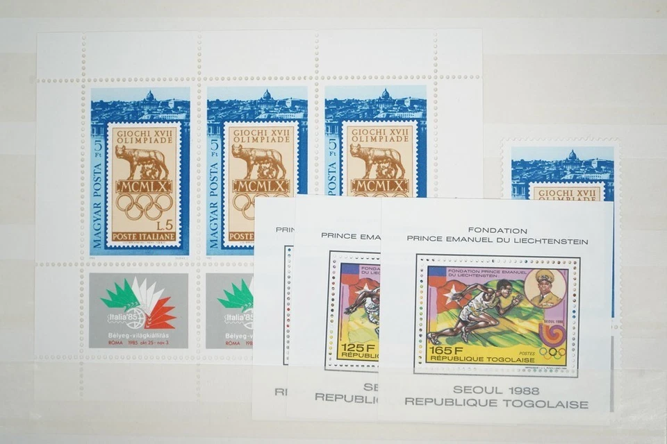 WORLDWIDE OLYMPICS COLLECTION OF 750+ STAMPS MINT & USED STORED IN A STOCK BOOK - Image 3 of 4