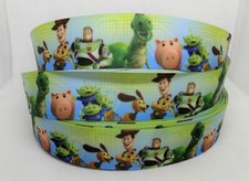 Toy Story on 1" Grosgrain Ribbon YOUR CHOICE: 5 or 10 Yards USA SELLER