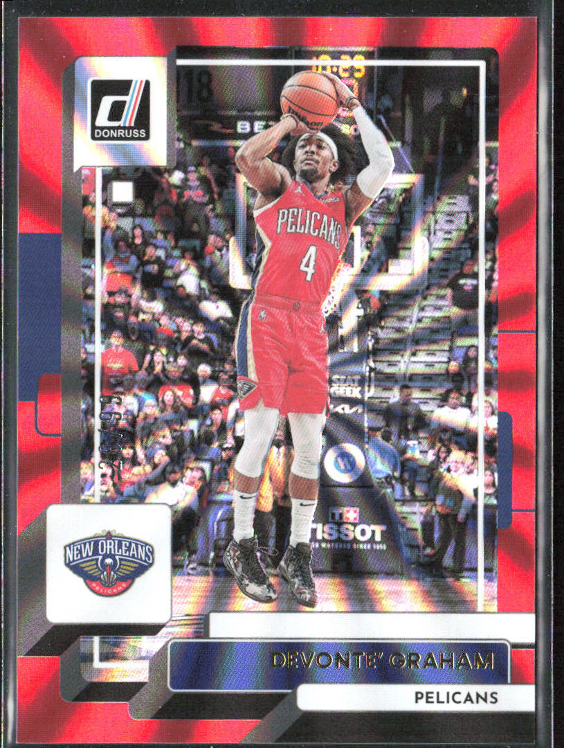 2022-23 Donruss #166 Devonte' Graham Holo Laser Red #/99