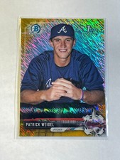 2017 Bowman Chrome Prospect Gold Shimmer Refractor /50 #BCP74 Patrick Weigel RC