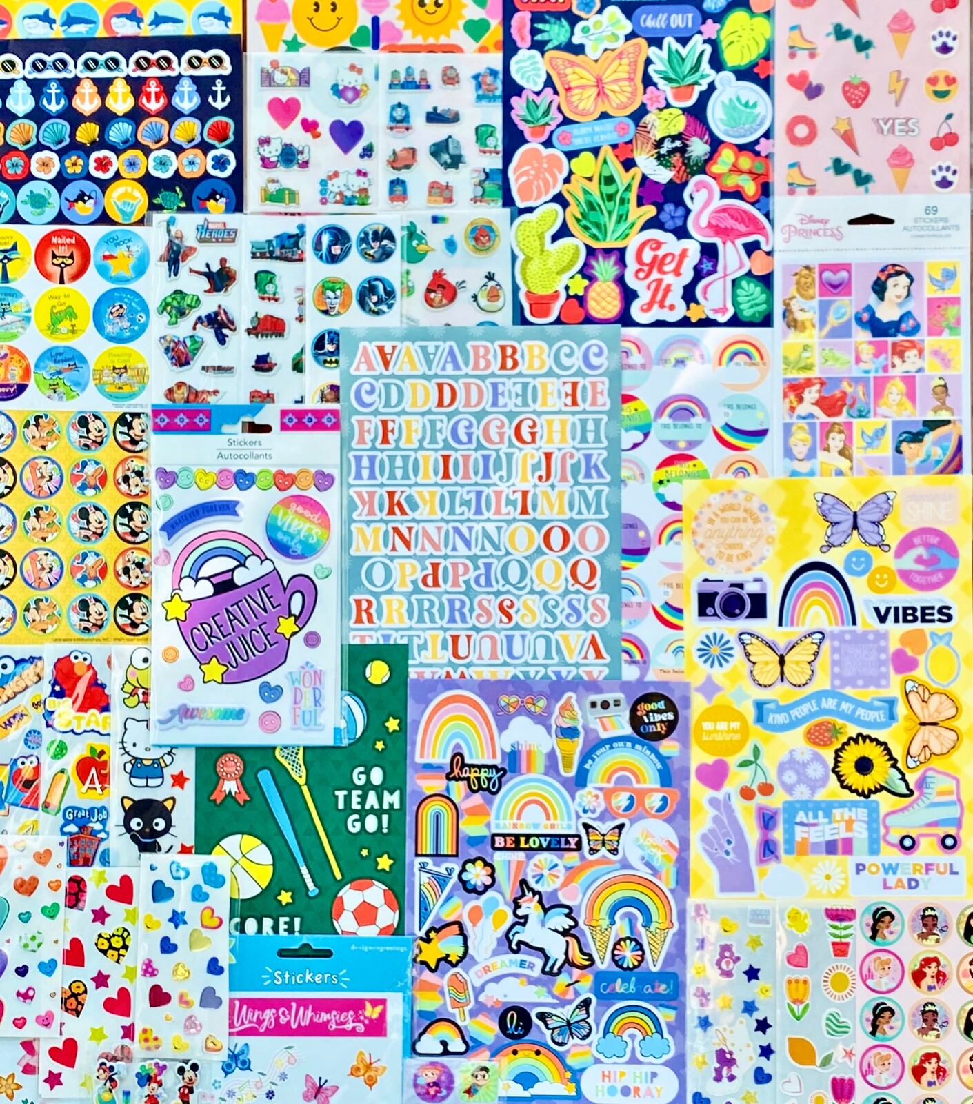577+ STICKER Lot, Sandylion Hallmark Crafters Corner American Greetings TREND