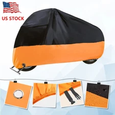 3XL Motorcycle Bike Bicycle Cover Outdoor Rain Dust Large Waterproof For Harley