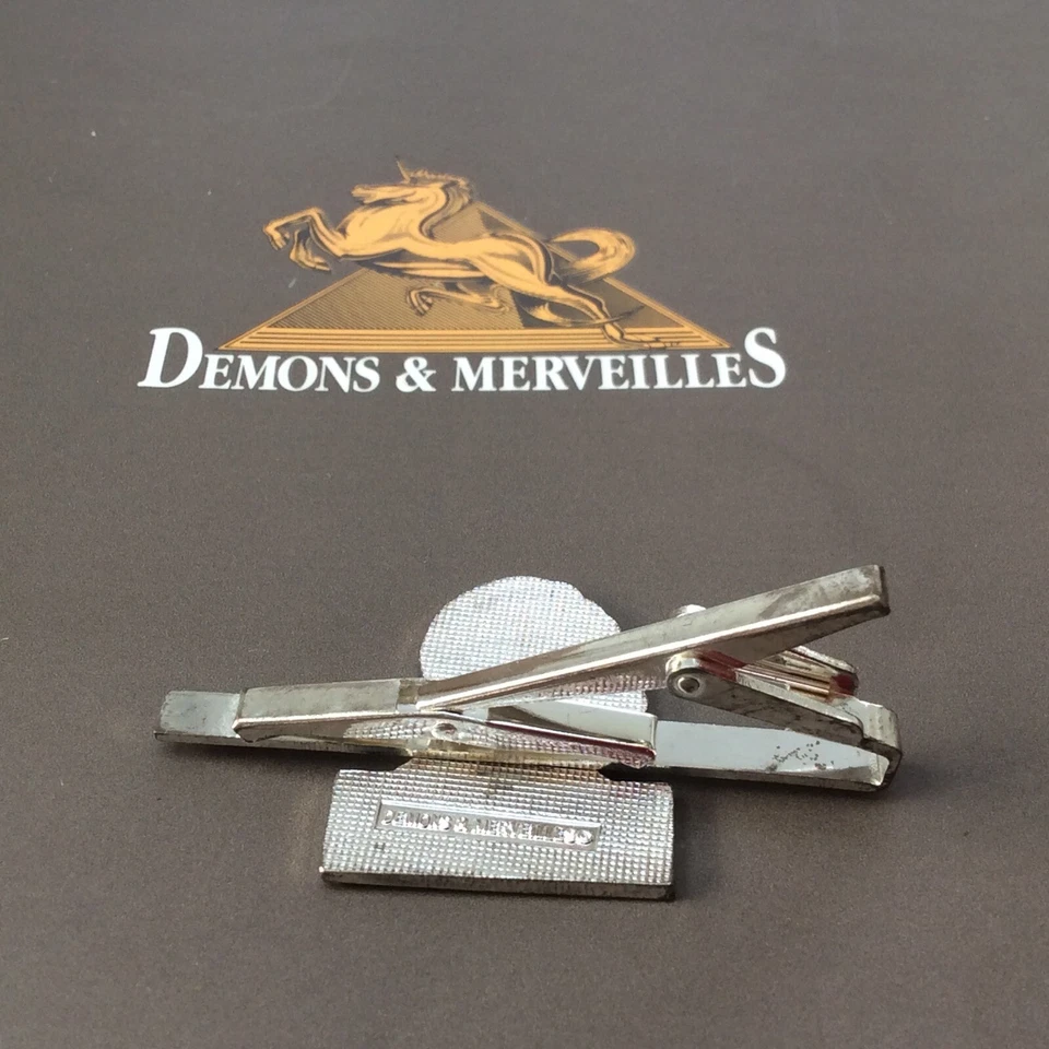 Clip de corbata simple de metal para caballero cierre de barra práctico actor de cine Marlon brando Foto 2 de 2