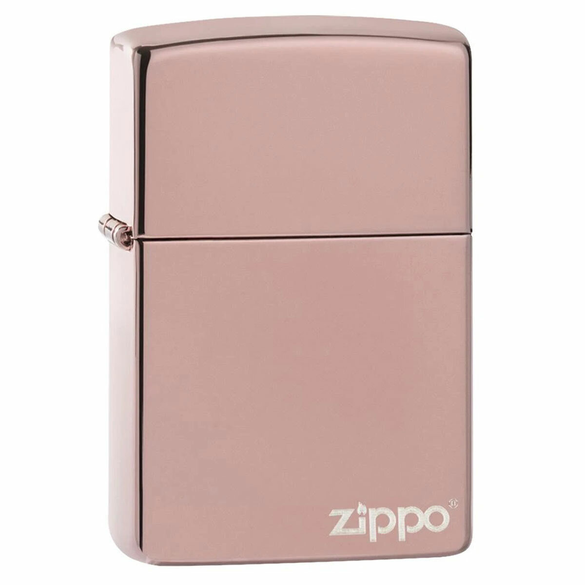 Zippo Windproof Lighter Classic High Polish Rose Gold Zippo Logo