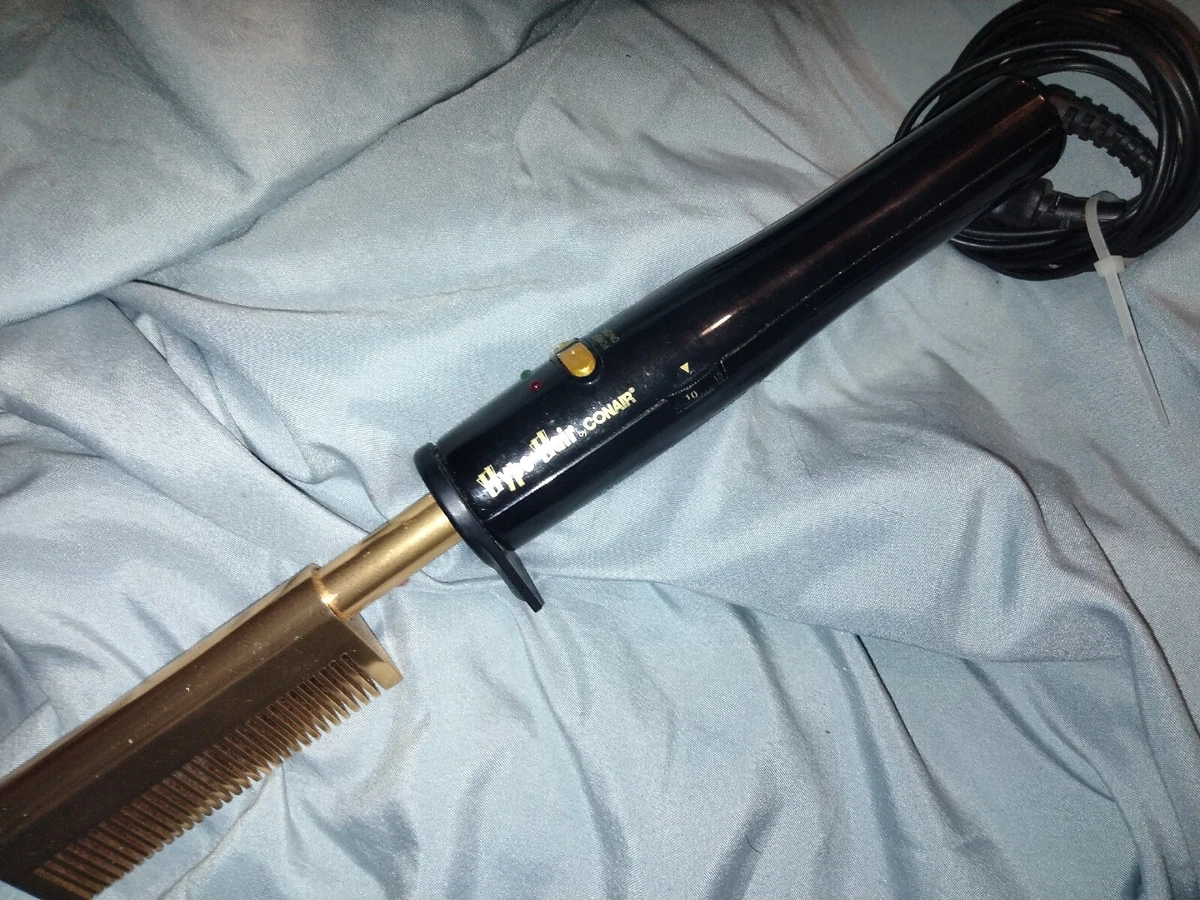 Conair hype 2025 hair straightening comb