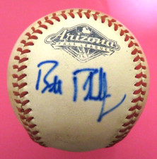 Autographed game used AZFL baseball, Milwaukee Brewers - BRETT PHILLIPS