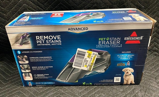 BISSELL 2054 Pet Stain Eraser Portable Carpet Cleaner ...