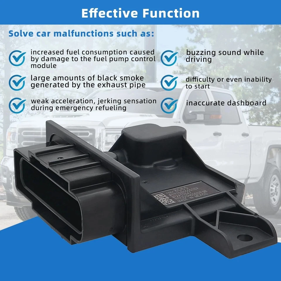 Fuel Pump Control Module Compatible with 2017-2018 GMC Sierra 2500 HD 3500 HD... Foto 3 de 4
