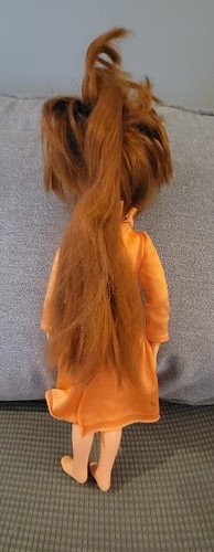 Vintage 1971 Crissy Doll Working Extending Hair Original Orange Dress - Picture 6 of 9