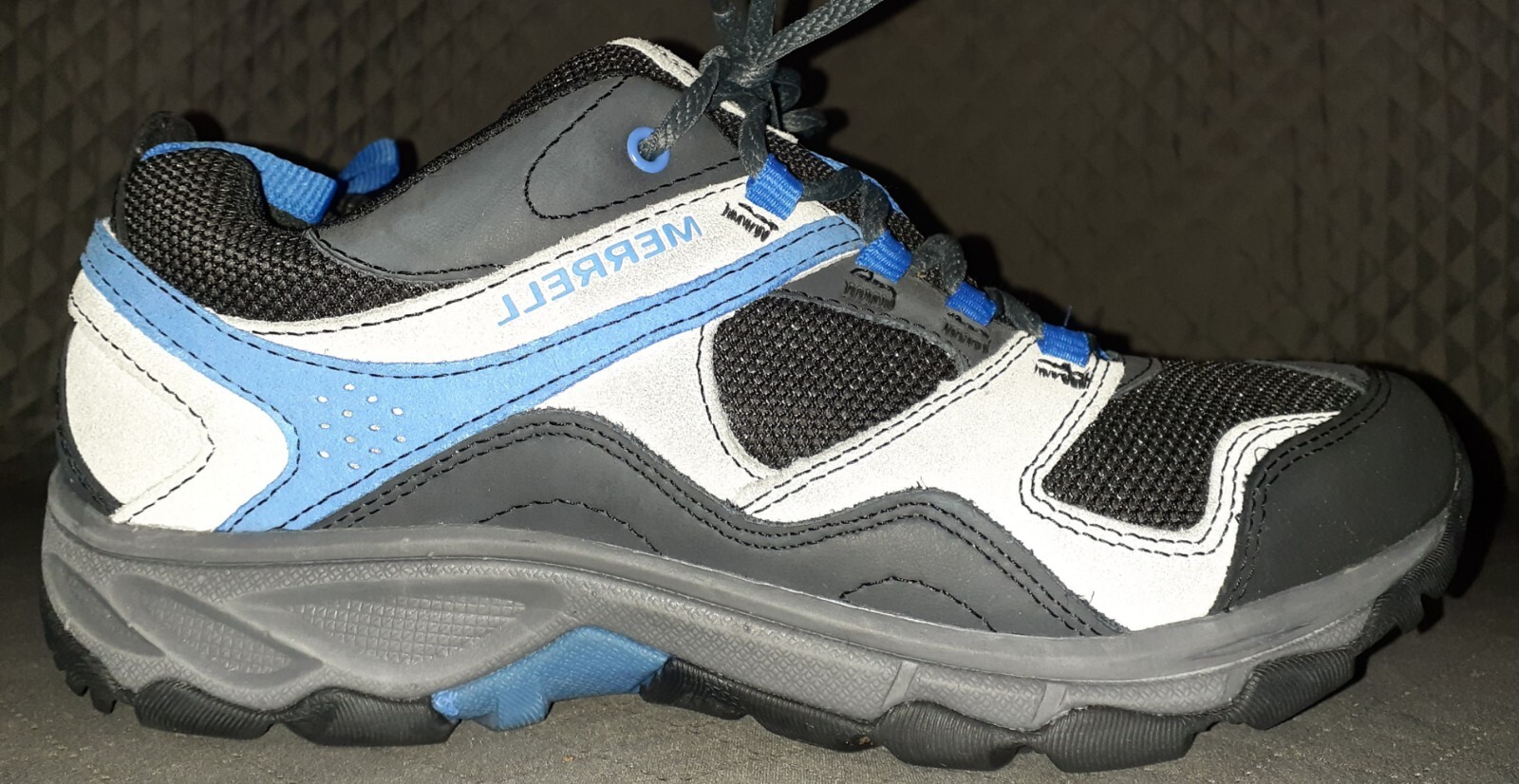 MERRELL Donna Grigio Carbone Blu Nero Escursionismo US 8 5 UK 6 EUR 39