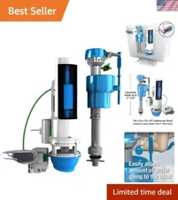 Danco HydroRight Universal Water-Saving Toilet Kit with Dual Flush Valve - White