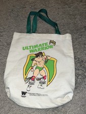Ultimate Warrior WWF 1990 Titan Vintage Rare Canvas Bag hasbro shirt hogan wwe