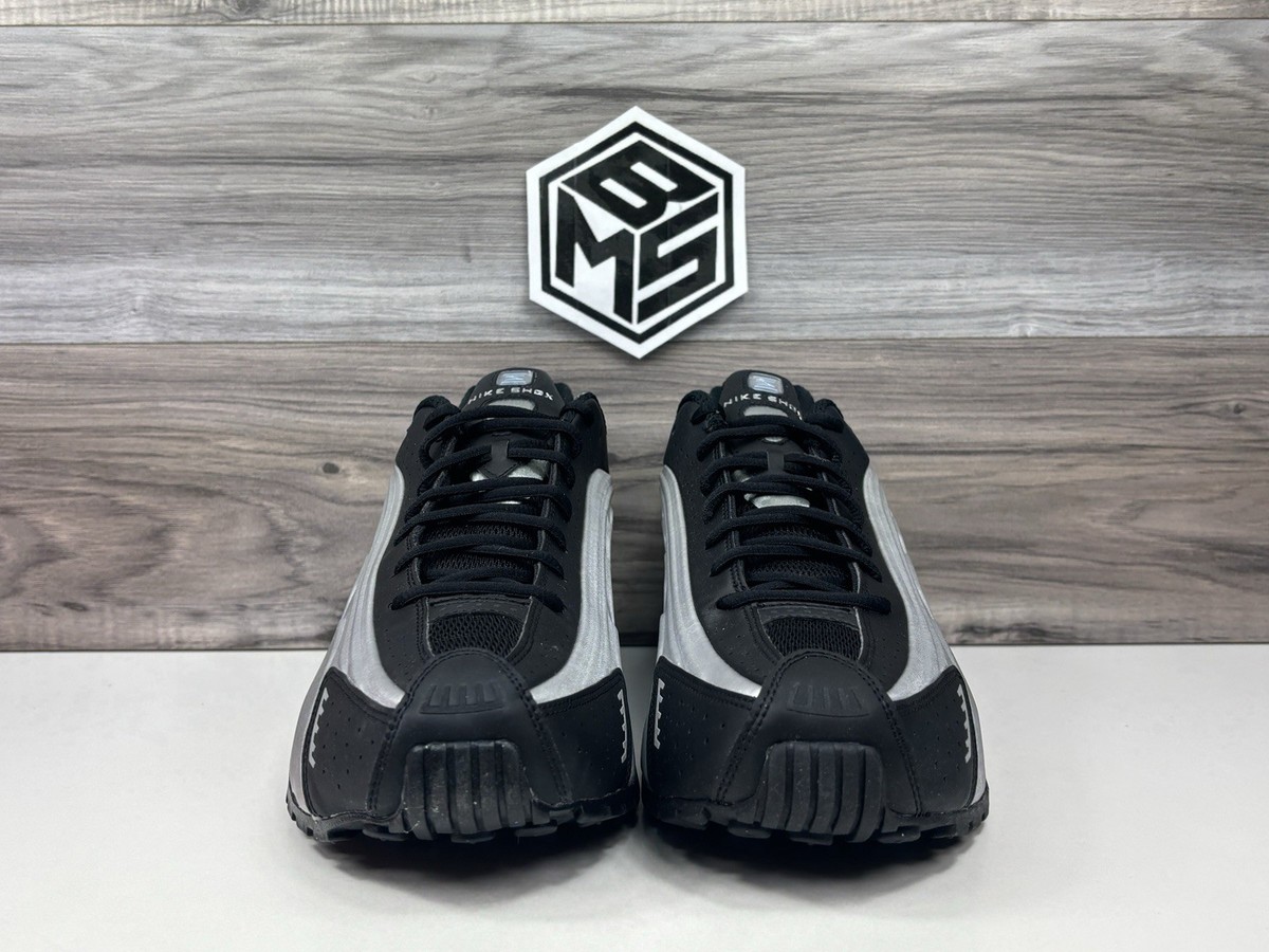 NEW Nike Shox R4 Metallic Silver Black Psychic Blue | Multiple