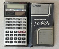 Vintage Casio Fx-992v Super-FX Scientific Calculator Tested Working 