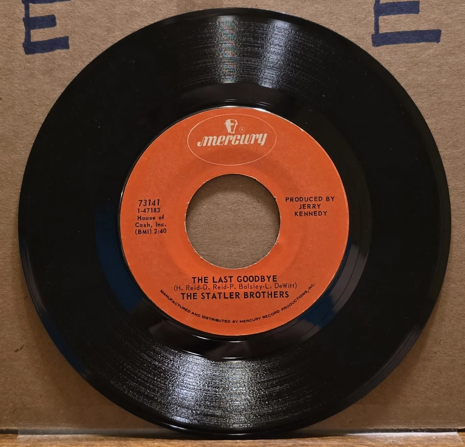 The Statler Brothers: The Last Goodbye/Bed Of Rose's VG+ Mercury - Imagem 2 de 2