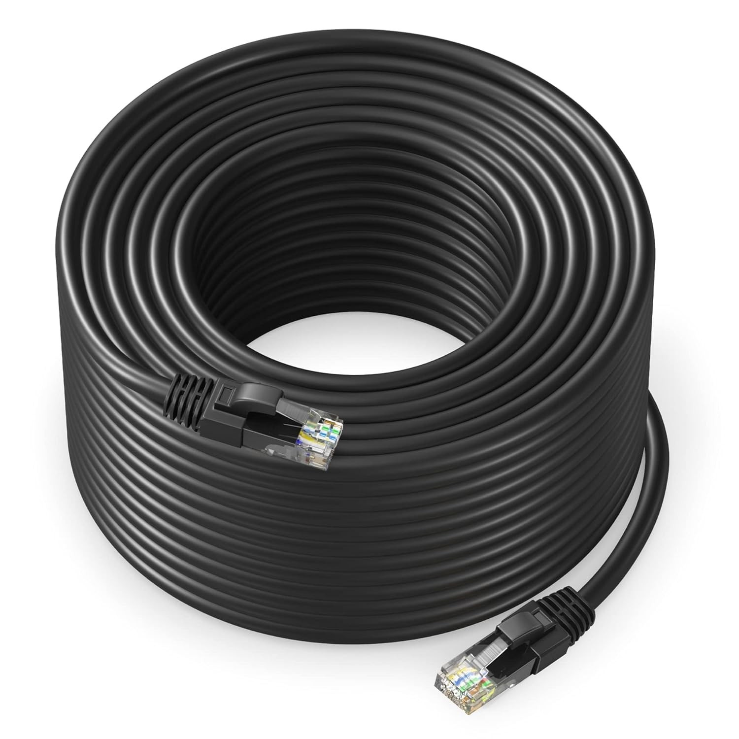 Ethernet Cable 250 Ft CAT6 High Speed Internet Network LAN Cable Cord, Outdoor-image