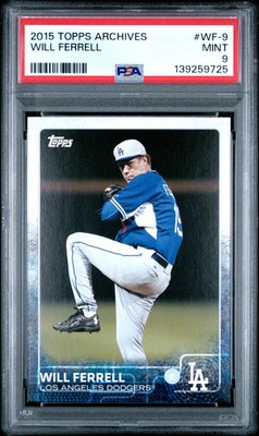 2015 Topps Archives Will Ferrell Will Ferrell #WF-9 PSA 9 POP 64