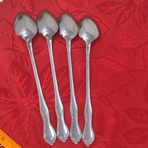 4X Ice Tsp AMC Stainless Japan Creon Serving Spoon set of 4 8" Long - Picture 7 of 10